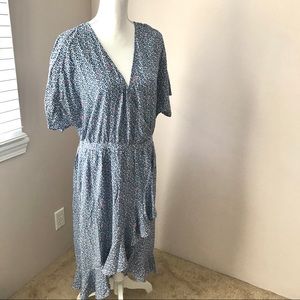 J.CREW NWT flowery cover up dress size L